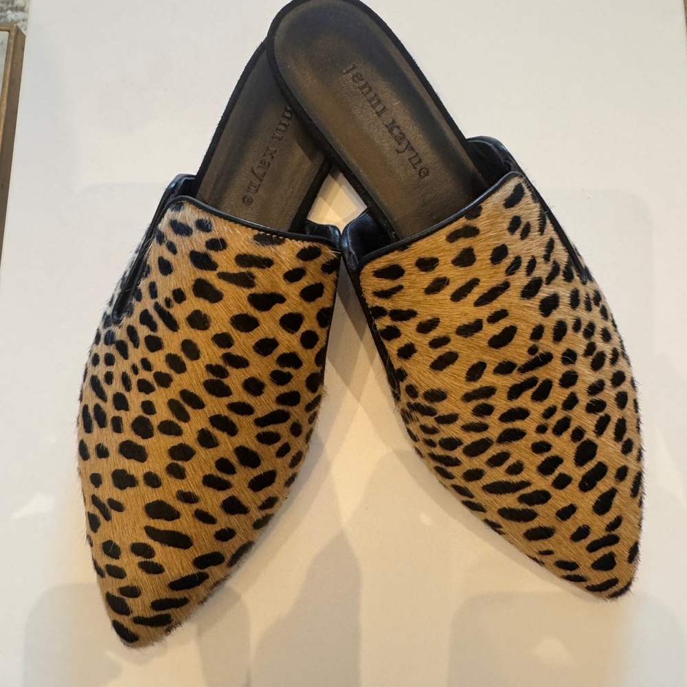 Jenni Kayne Leopard Print Women's Mules
